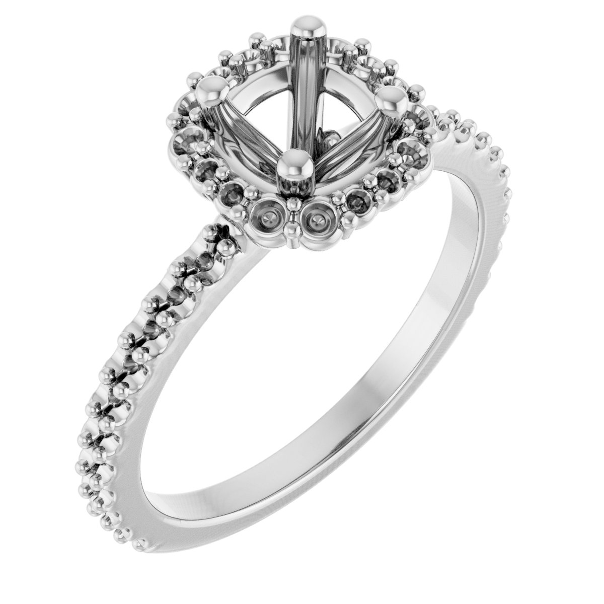 Halo-Style Engagement Ring