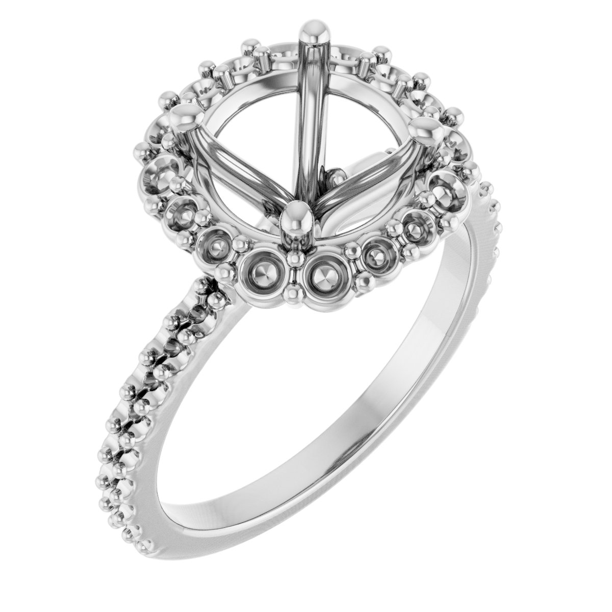 Halo-Style Engagement Ring