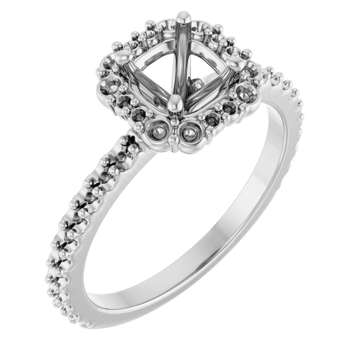 Halo-Style Engagement Ring