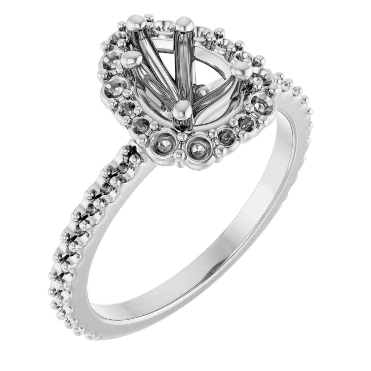 Halo-Style Engagement Ring