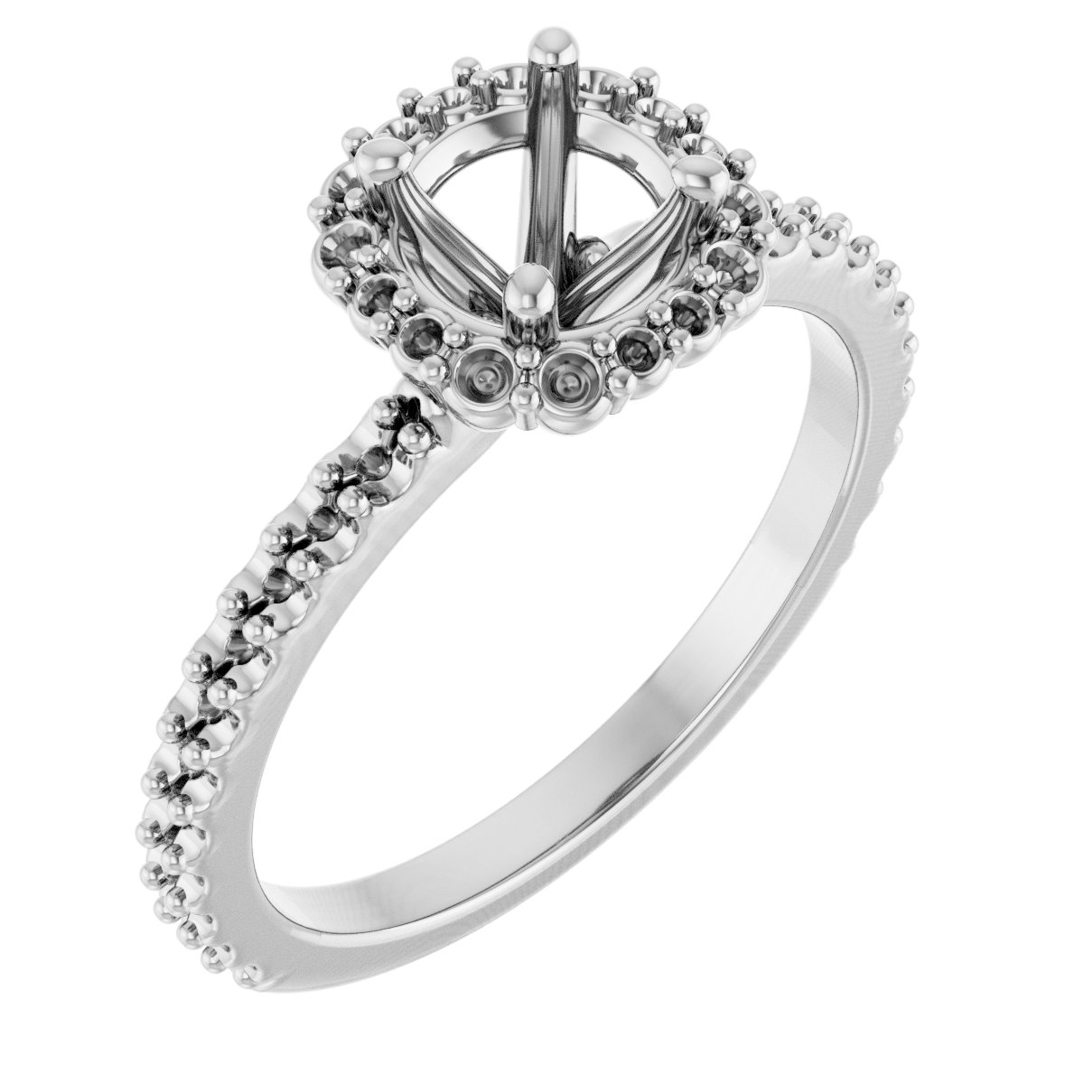 Halo-Style Engagement Ring