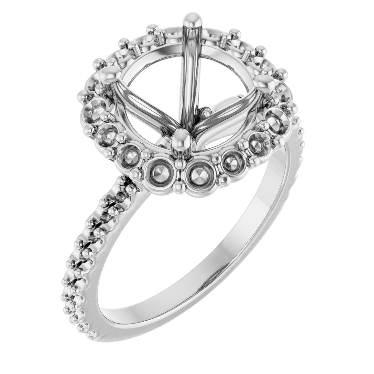 Halo-Style Engagement Ring
