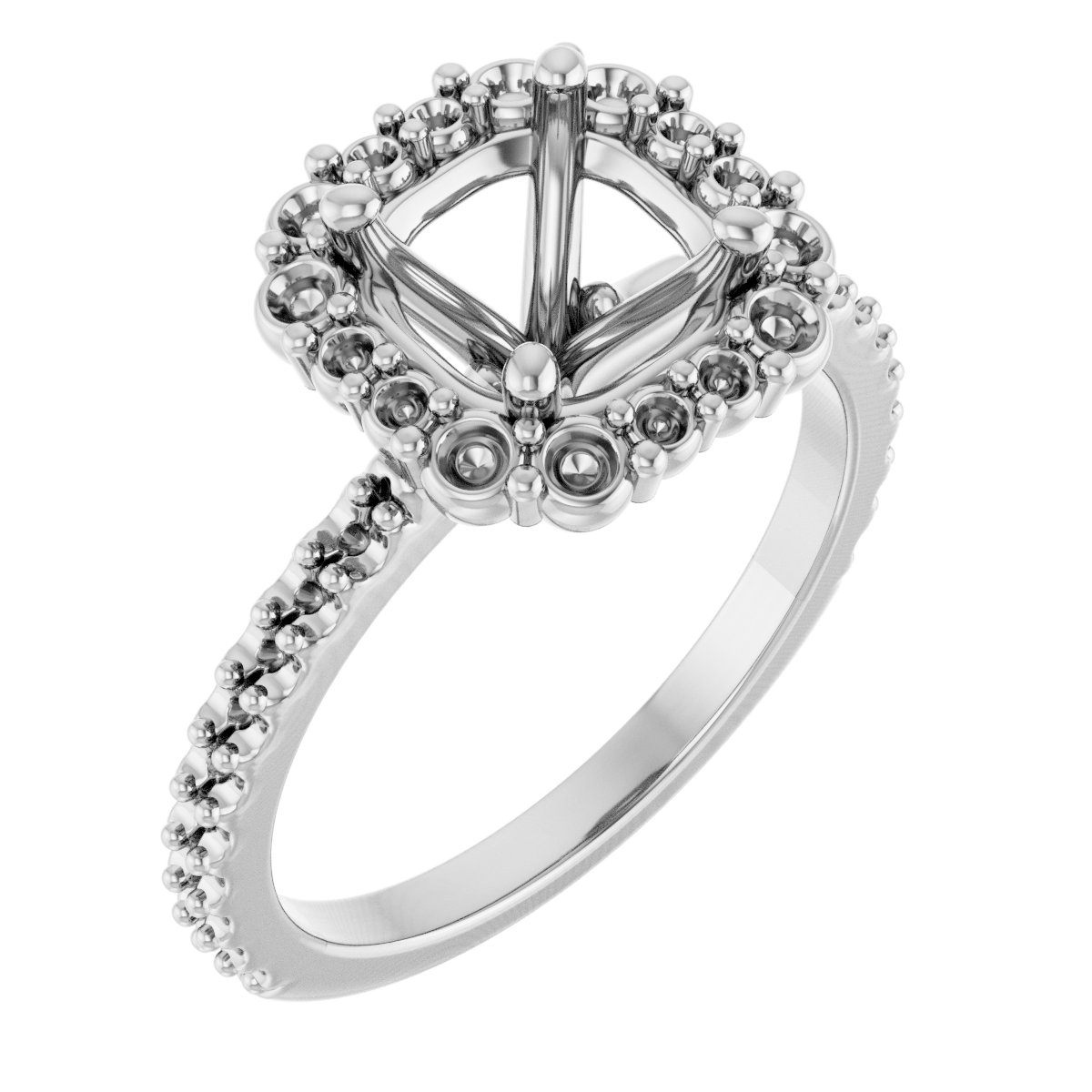 Halo-Style Engagement Ring