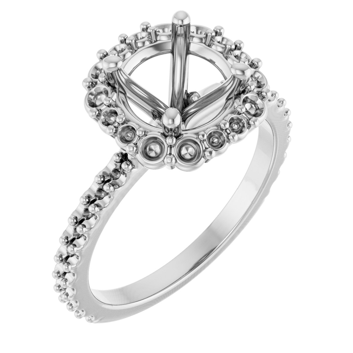 Halo-Style Engagement Ring
