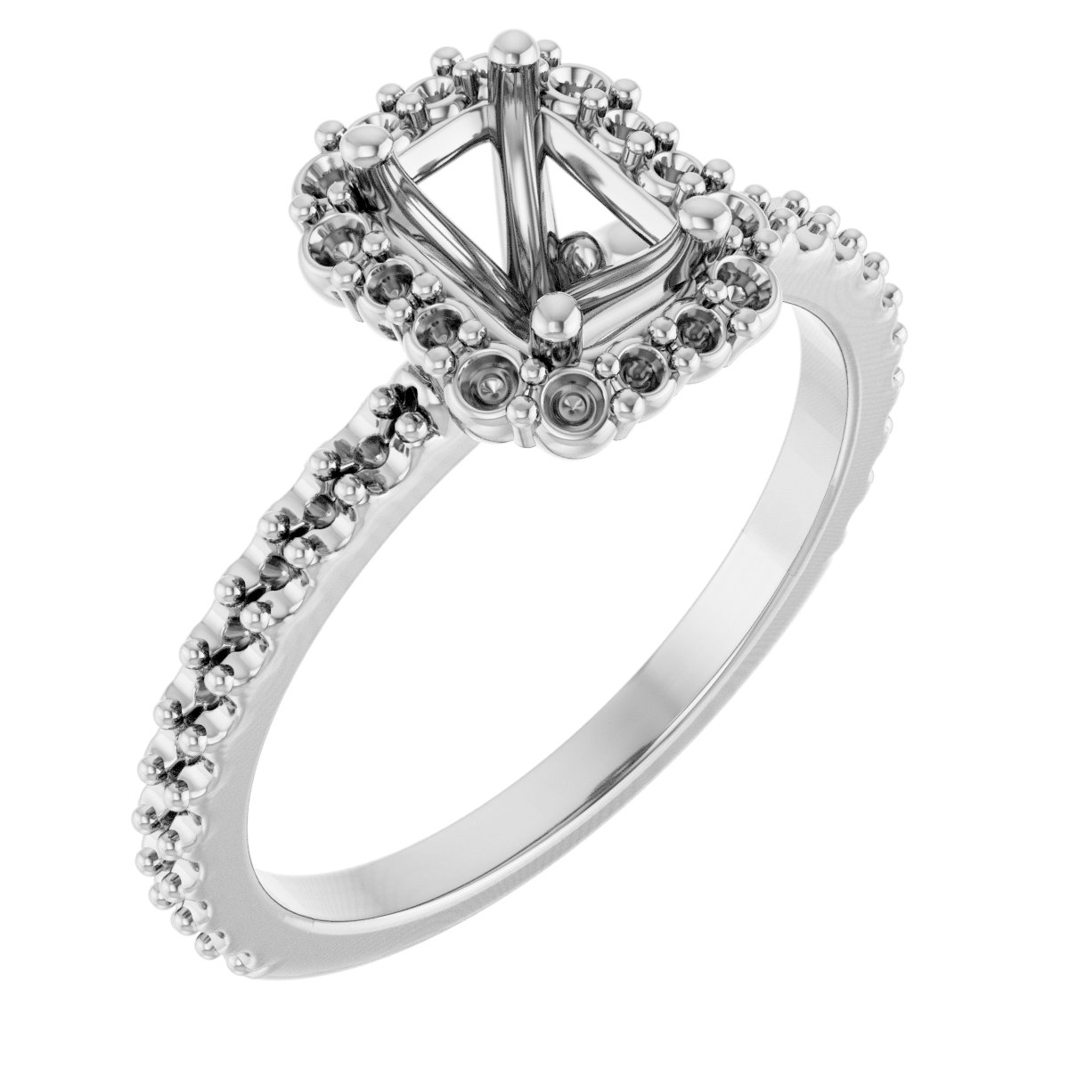 Halo-Style Engagement Ring