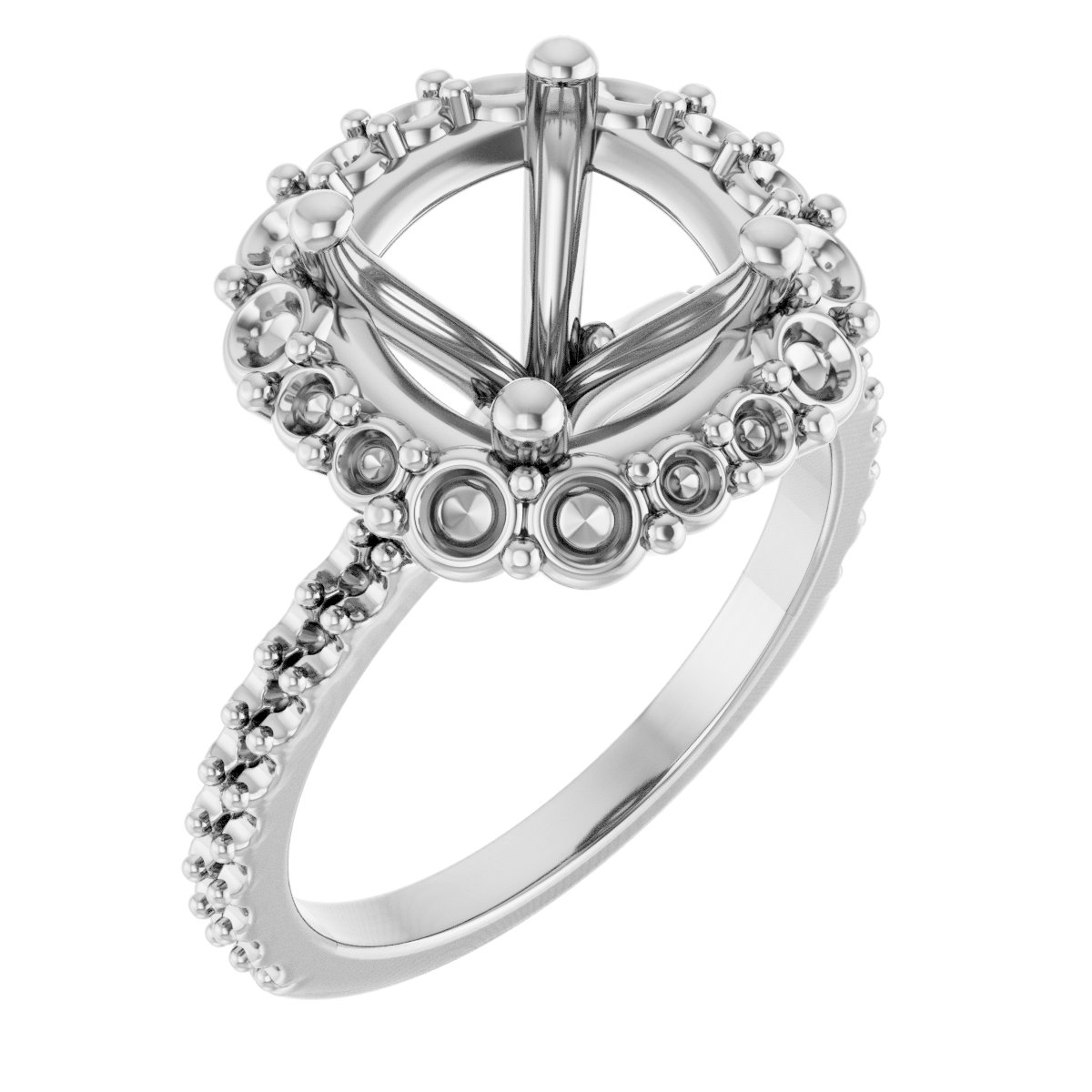 Halo-Style Engagement Ring