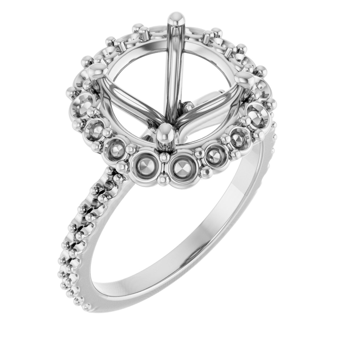 Halo-Style Engagement Ring
