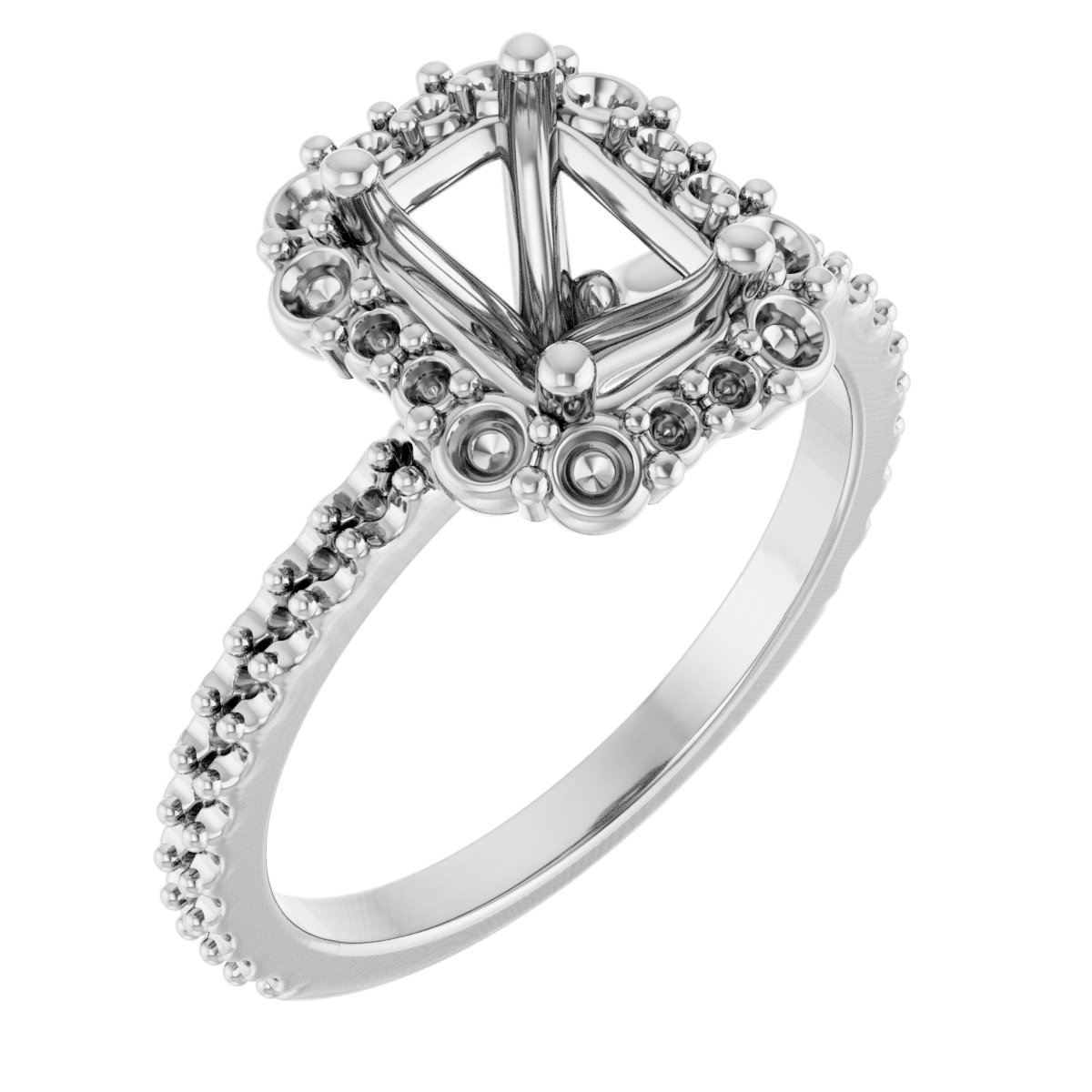 Halo-Style Engagement Ring