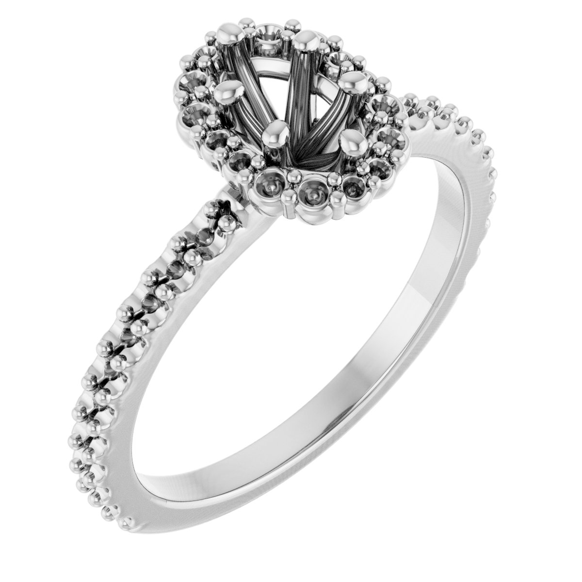 Halo-Style Engagement Ring