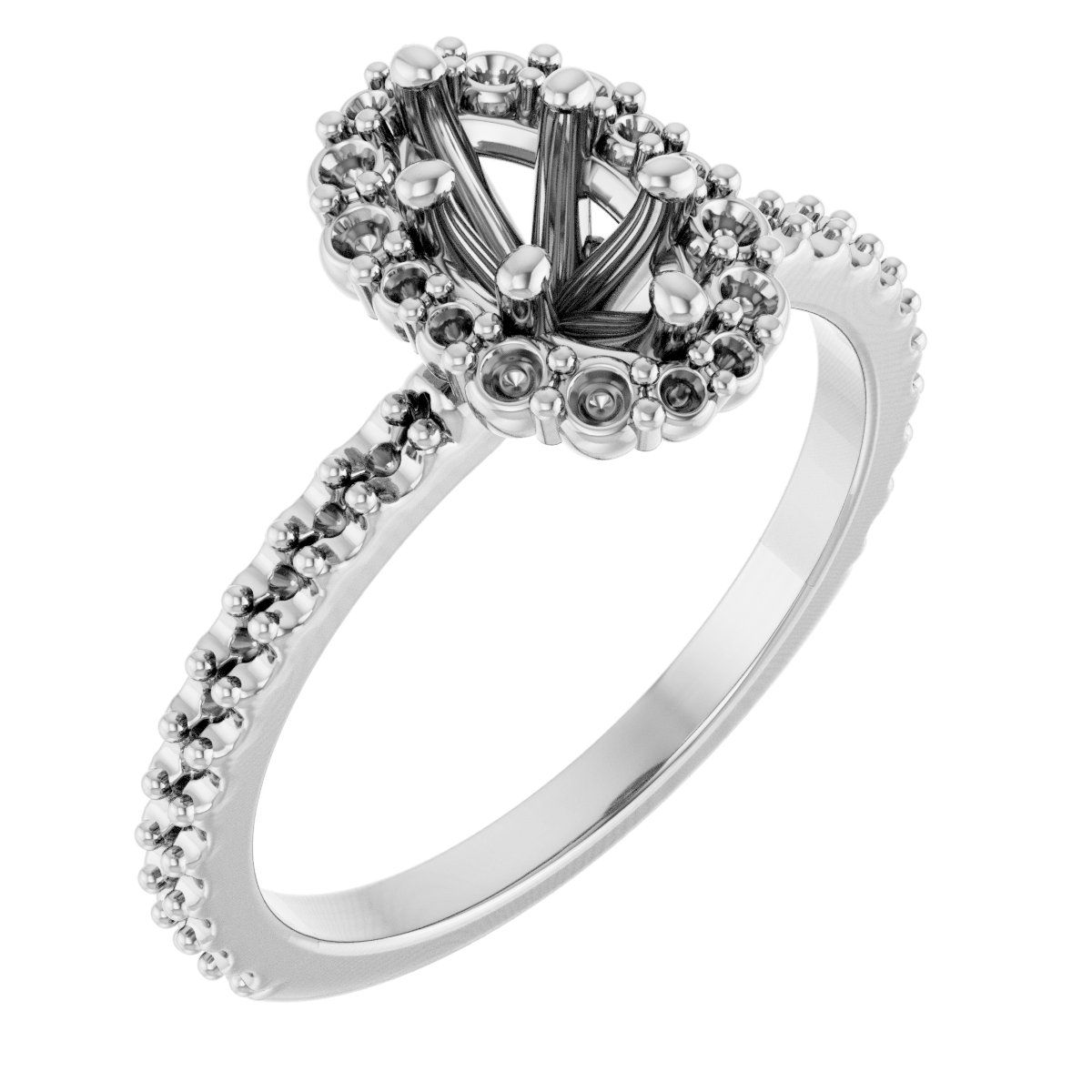 Halo-Style Engagement Ring