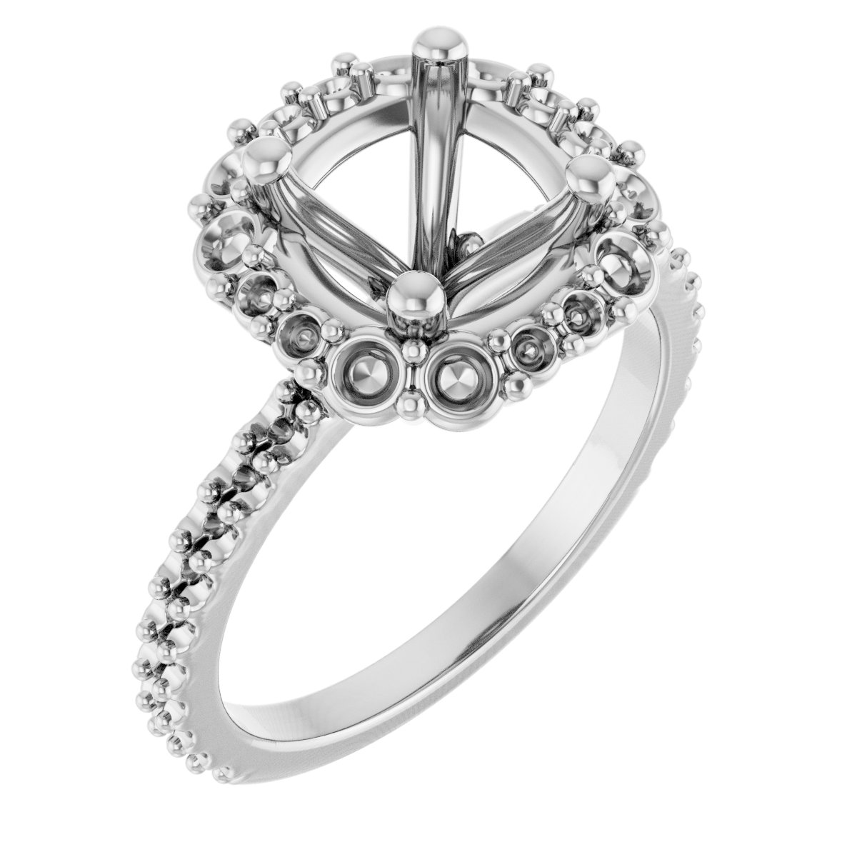 Halo-Style Engagement Ring
