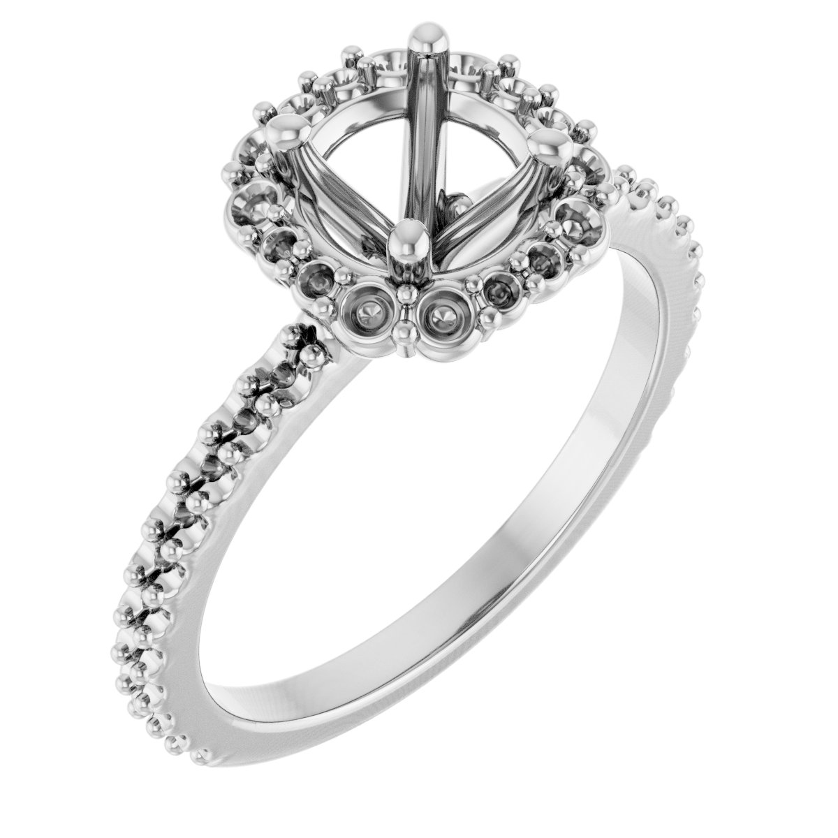 Halo-Style Engagement Ring