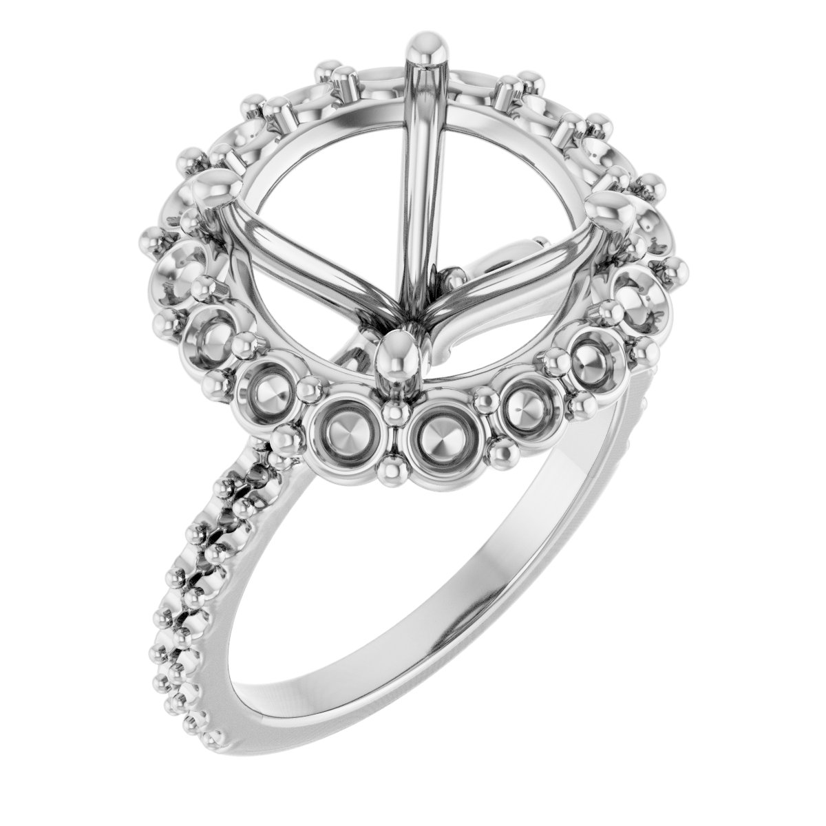 Halo-Style Engagement Ring