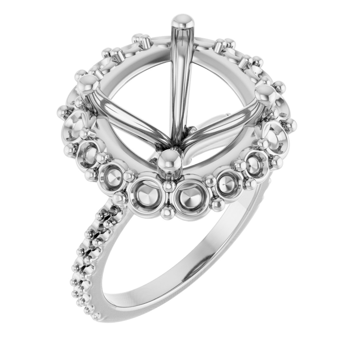 Halo-Style Engagement Ring