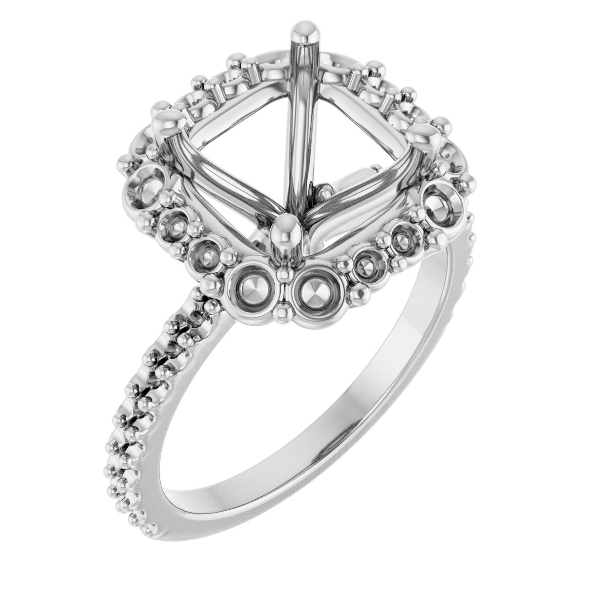 Halo-Style Engagement Ring