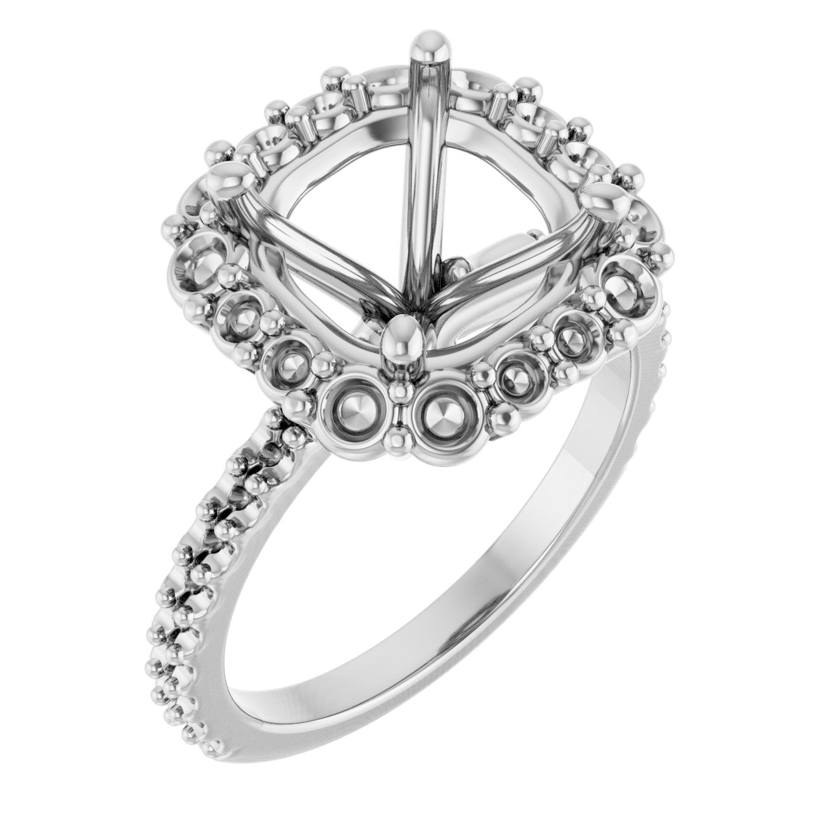 Halo-Style Engagement Ring
