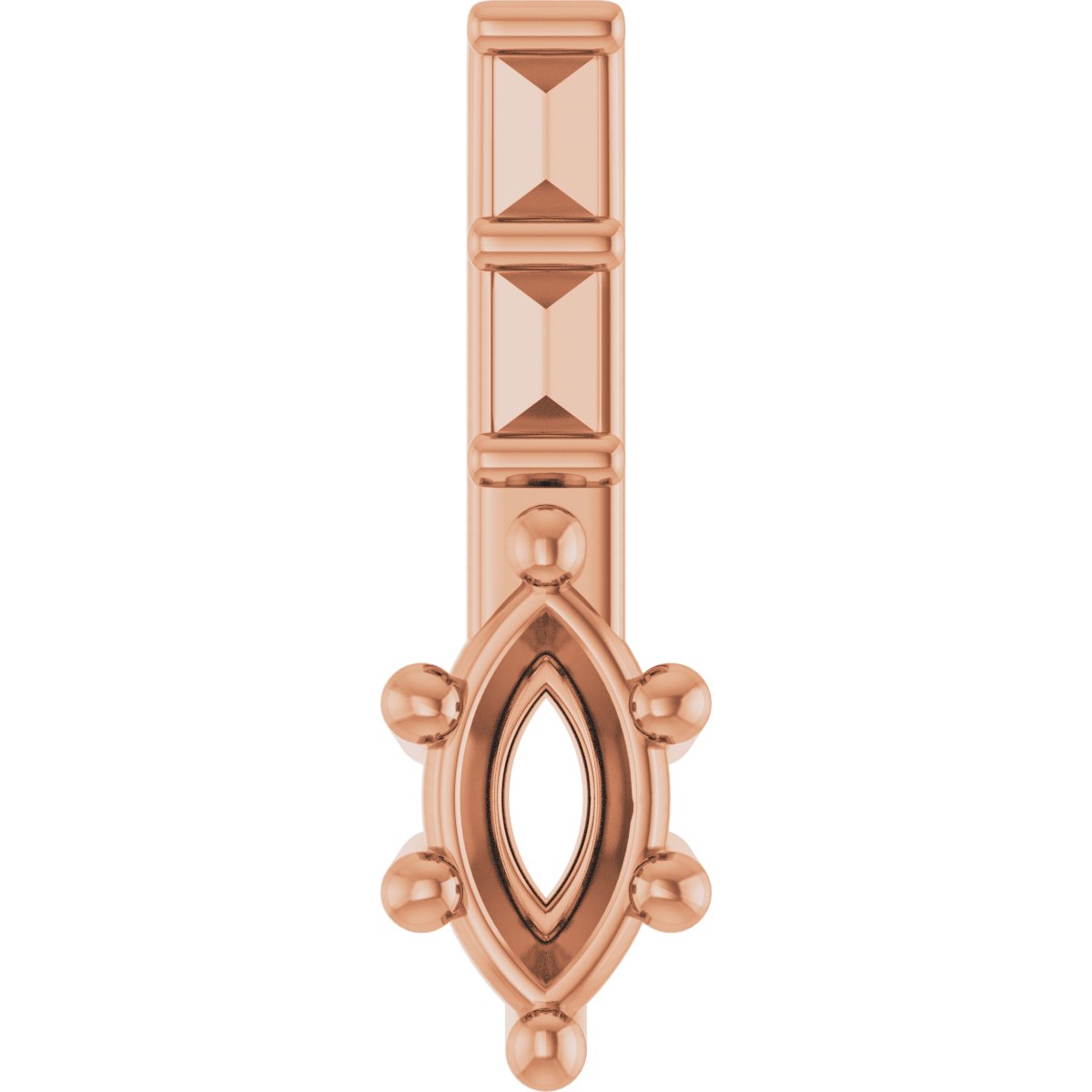 4x2 mm Marquise Pendant Mounting — Saleh Jewelers