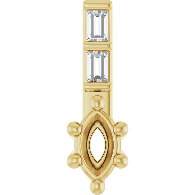 14k Yellow Gold