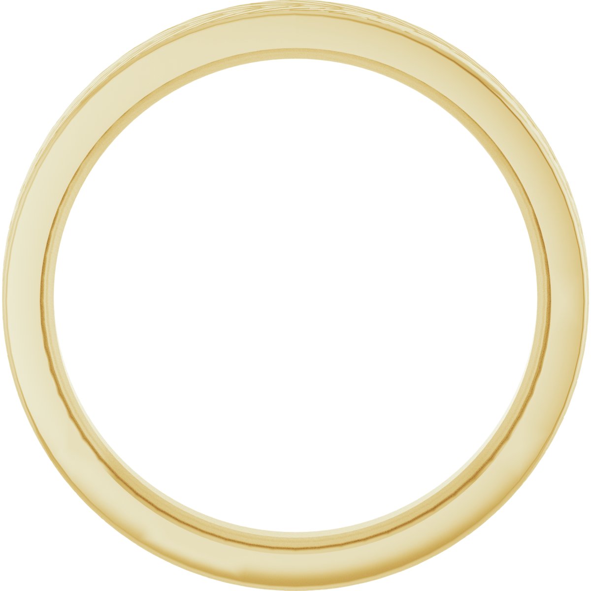 Alternative view of Wheat Inspired Band – 10K Yellow Gold