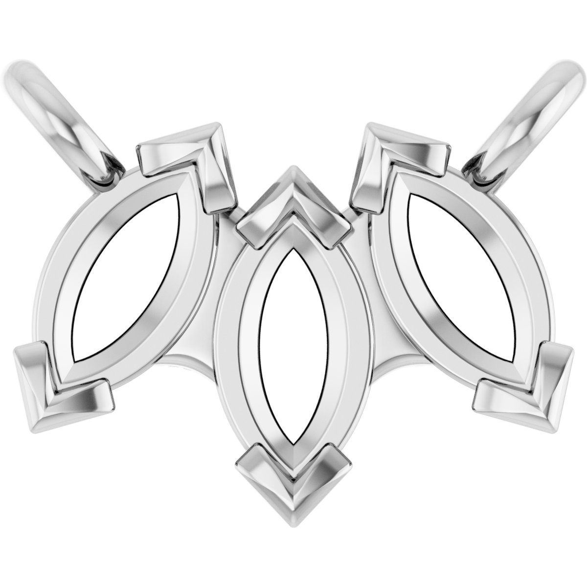 Three-Stone Necklace or Center