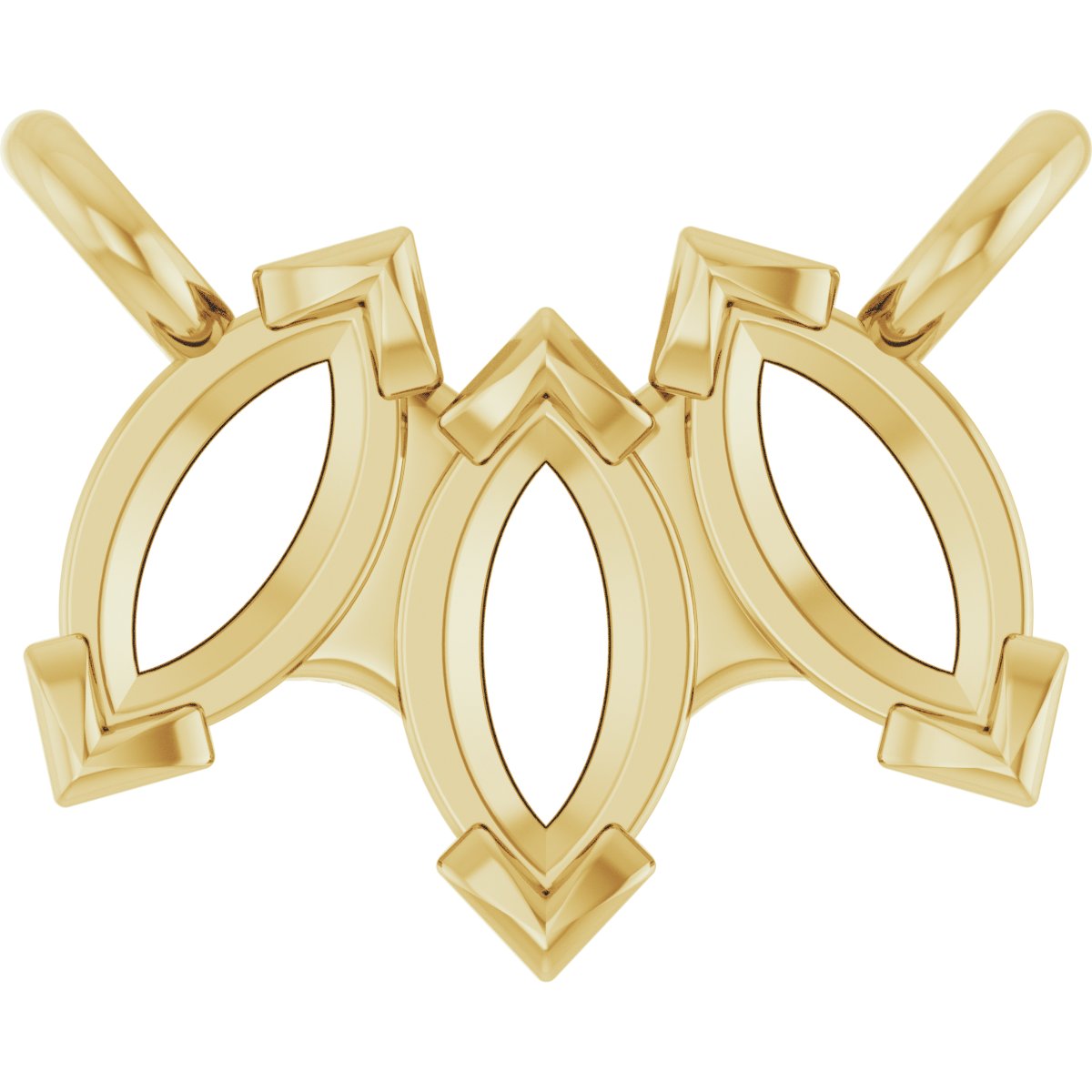 Three-Stone Necklace or Center