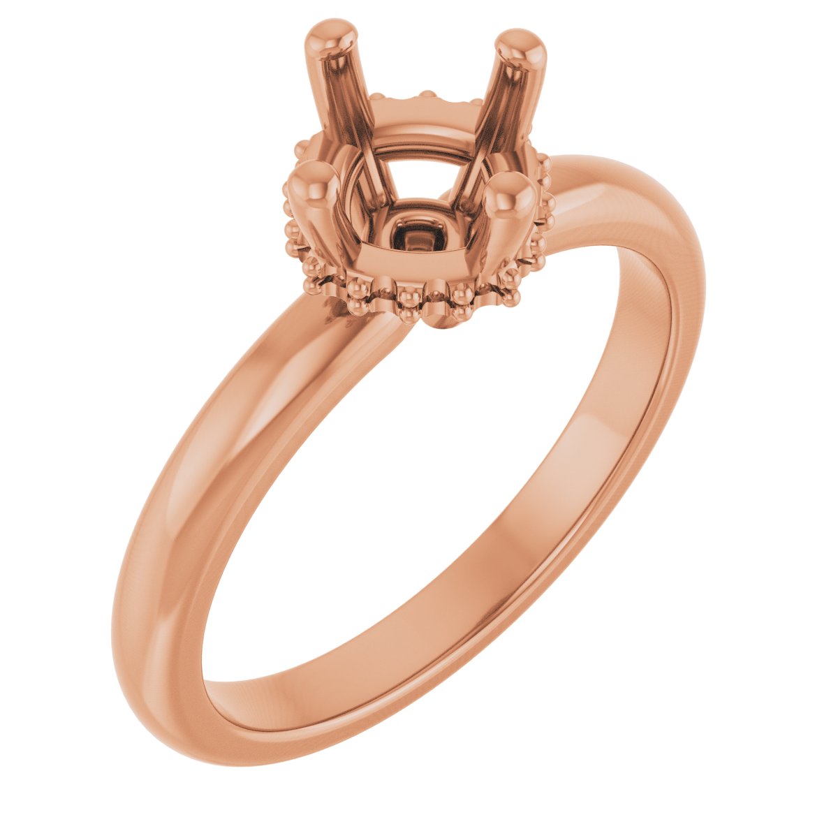 Cushion Engagement Ring Mounting