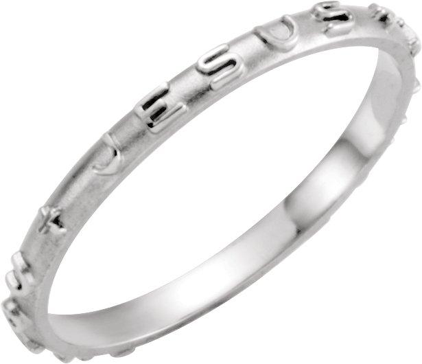 "Jesus I Trust in You" Prayer Ring