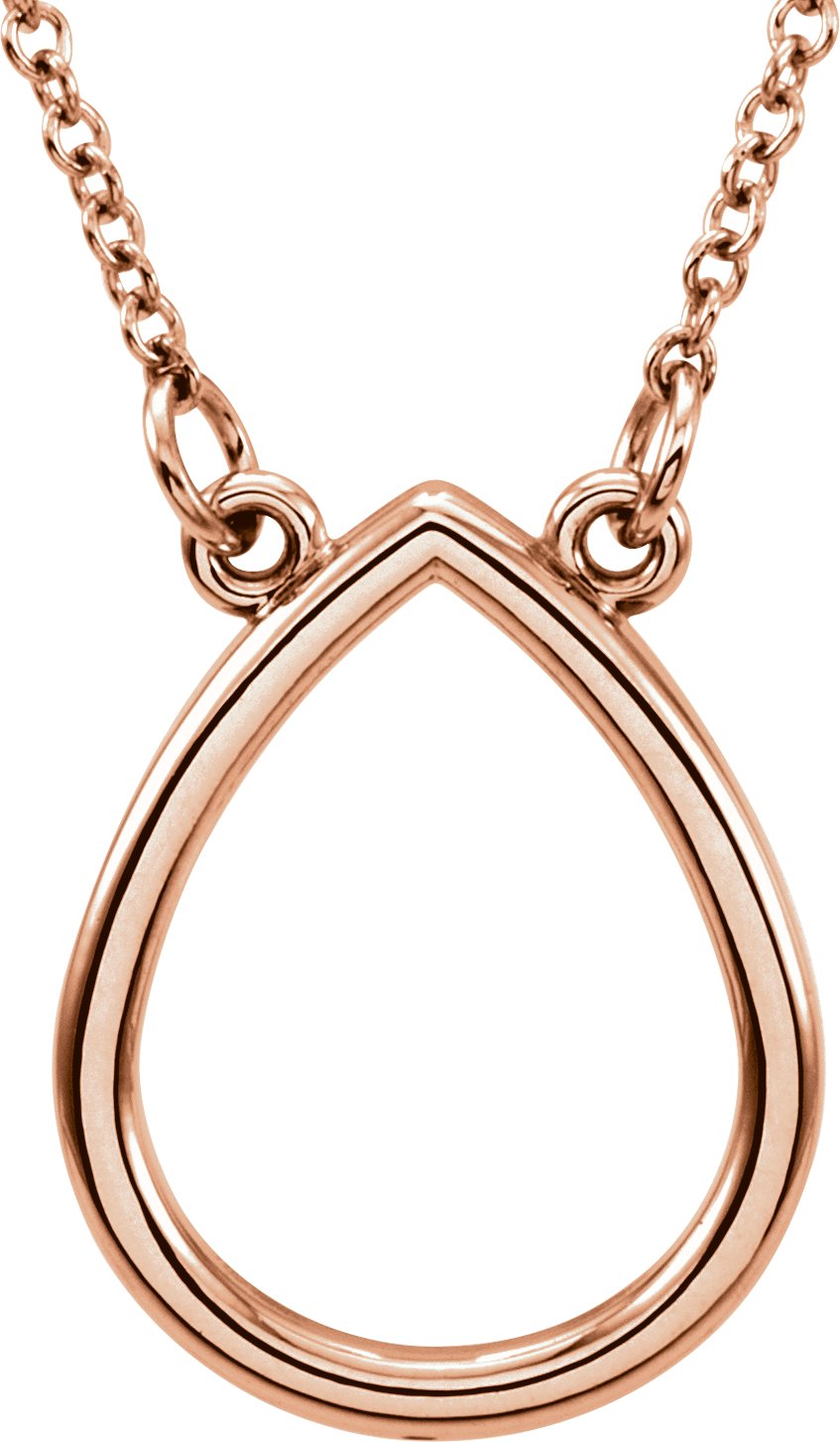 Teardrop Necklace or Center