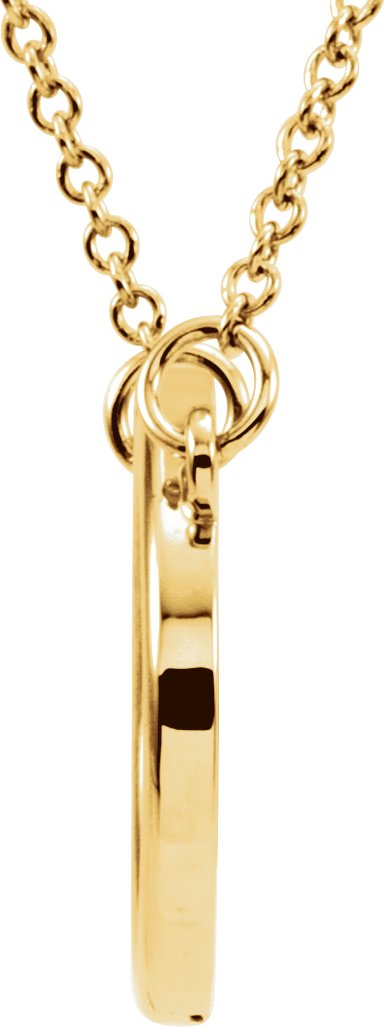 Alternative view of Horizontal Oval Necklace or Center