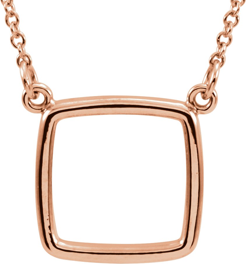 Square Necklace or Center