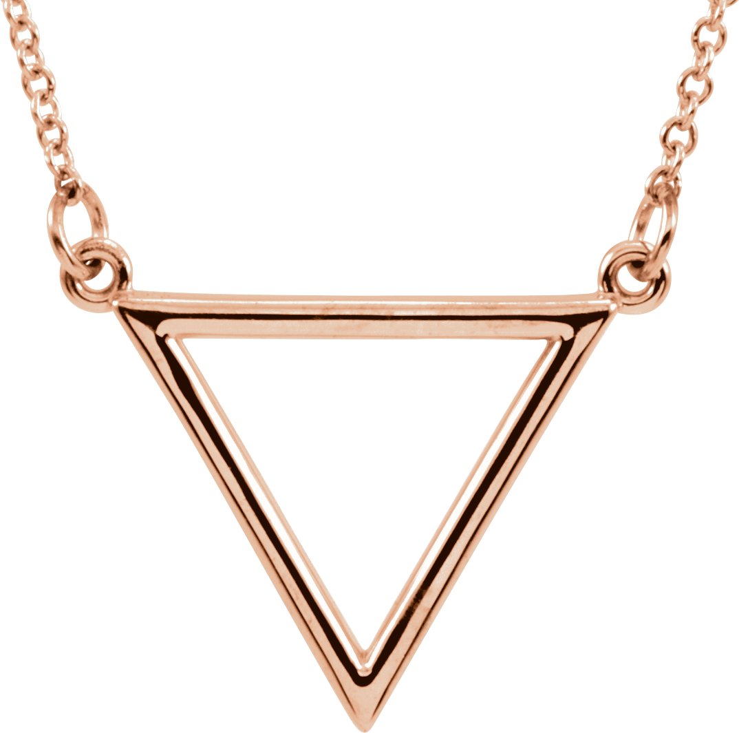 Triangle Necklace or Center
