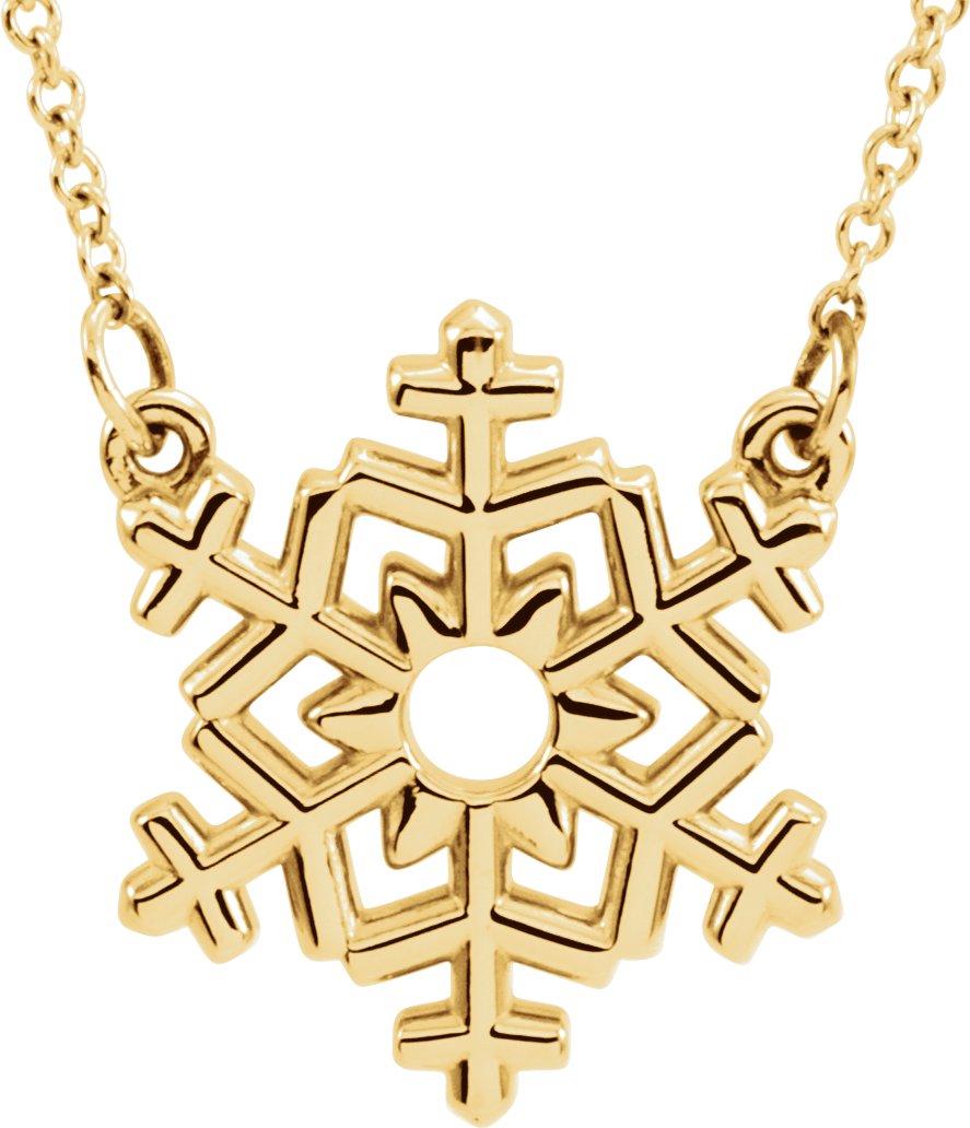 Snowflake Necklace or Center