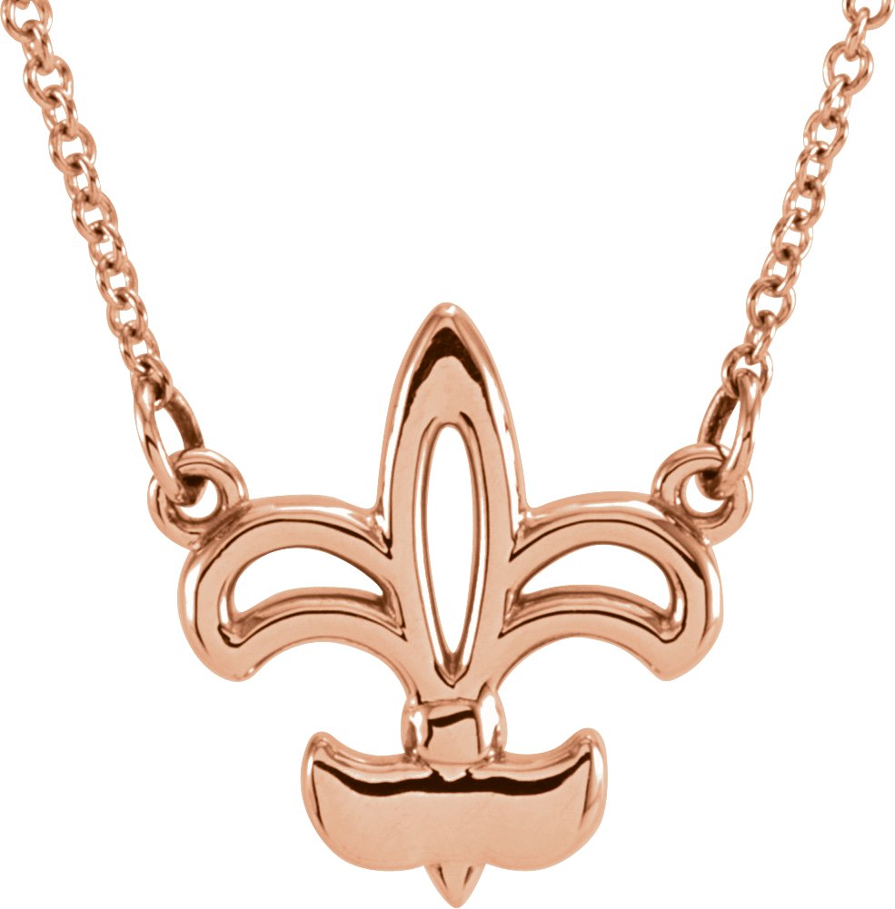 Fleur-de-lis Necklace or Center