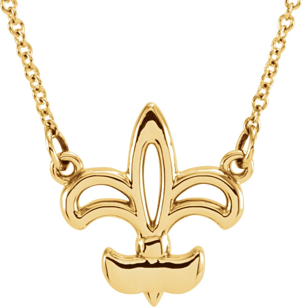 Fleur-de-lis Necklace or Center