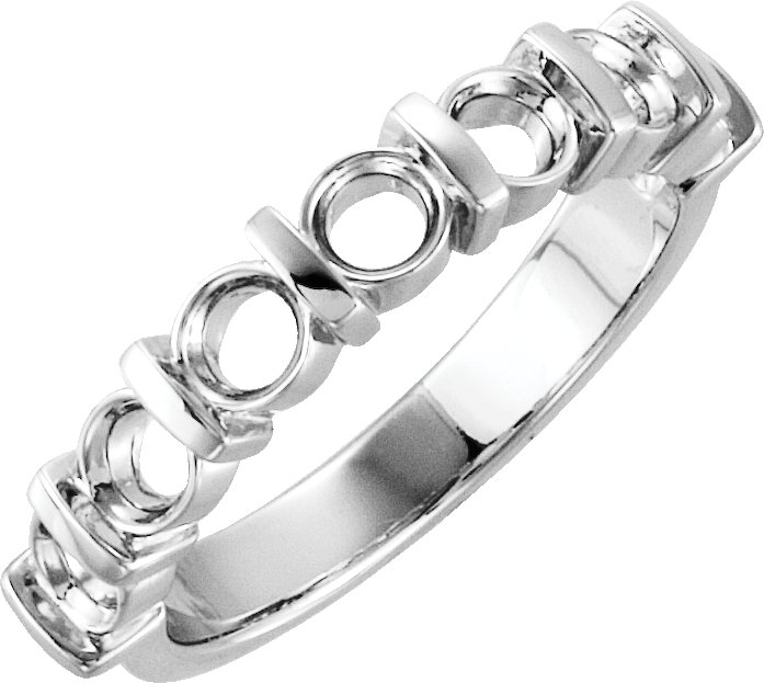 Seven-Stone Anniversary Band