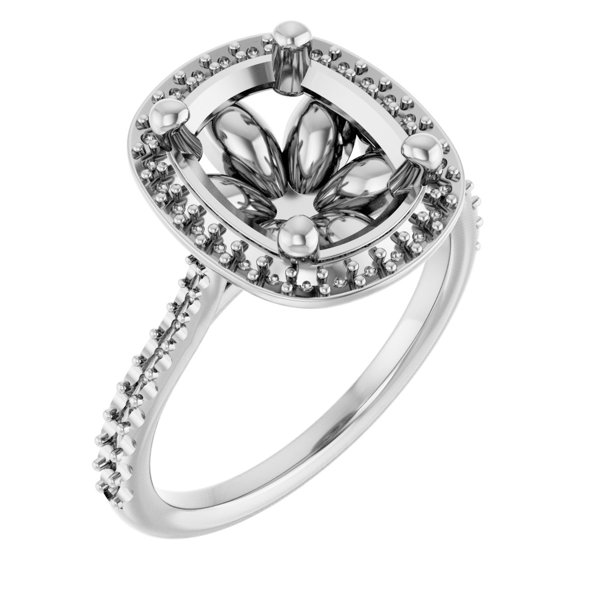 Halo-Style Engagement Ring or Band