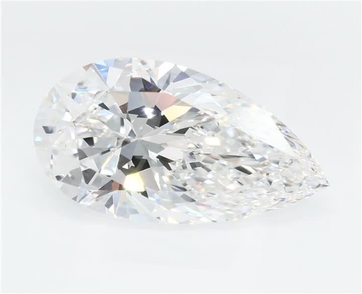 3.41 CT Pear Lab-Grown Diamond Surrey Vancouver Canada Langley Burnaby Richmond