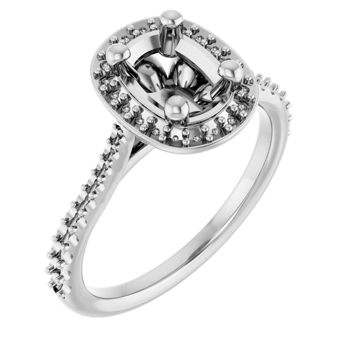 Halo-Style Engagement Ring or Band