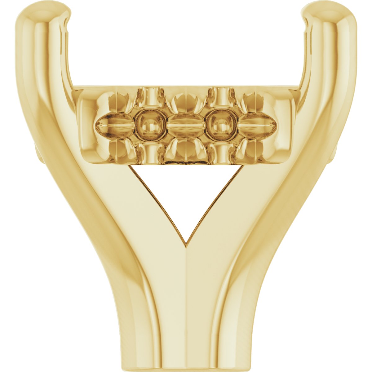 4-Prong Claw Hidden Halo-Style Shank Setting