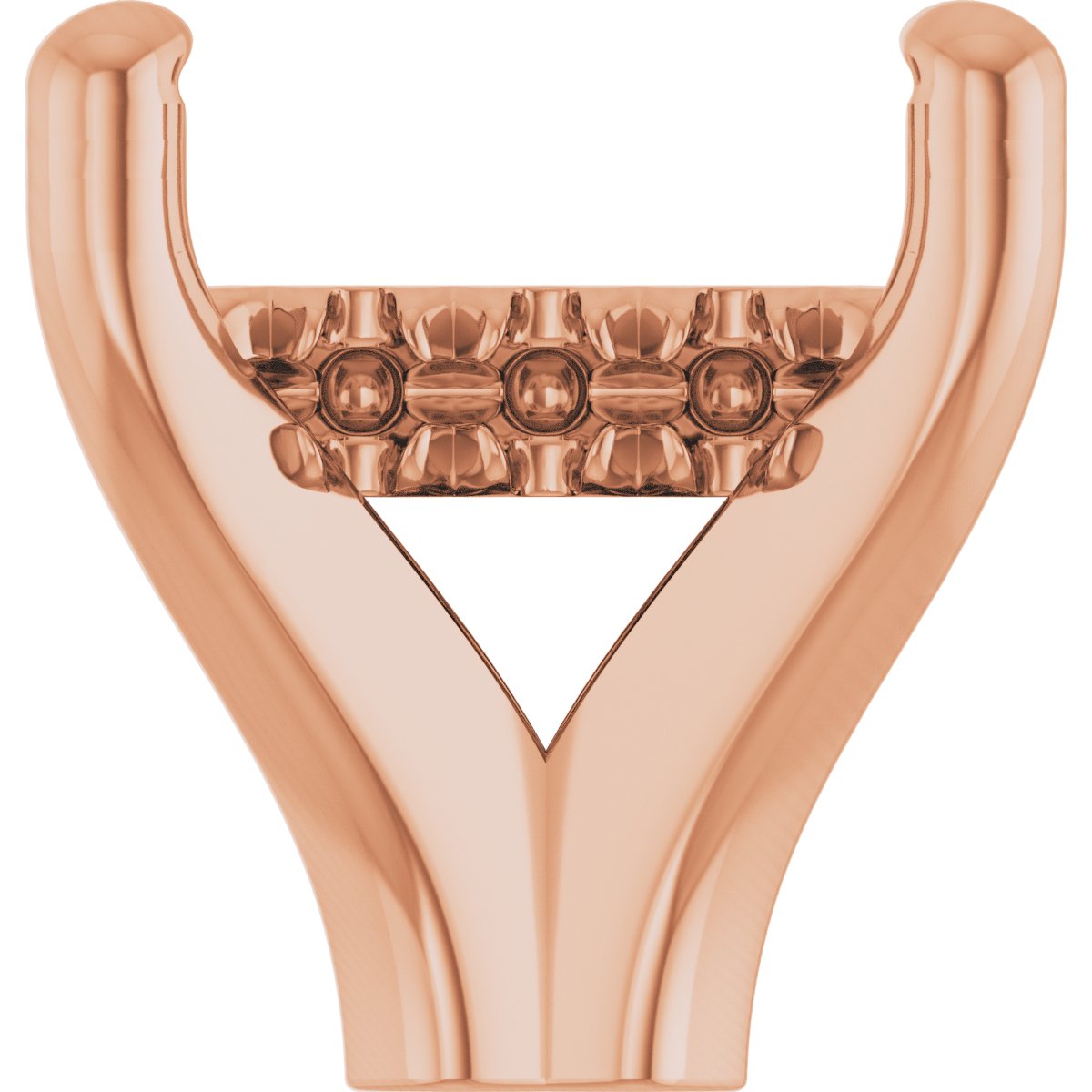 4-Prong Claw Hidden Halo-Style Shank Setting
