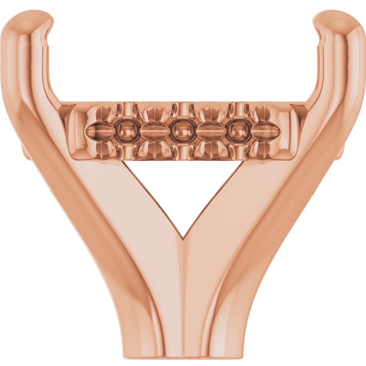 4-Prong Claw Hidden Halo-Style Shank Setting
