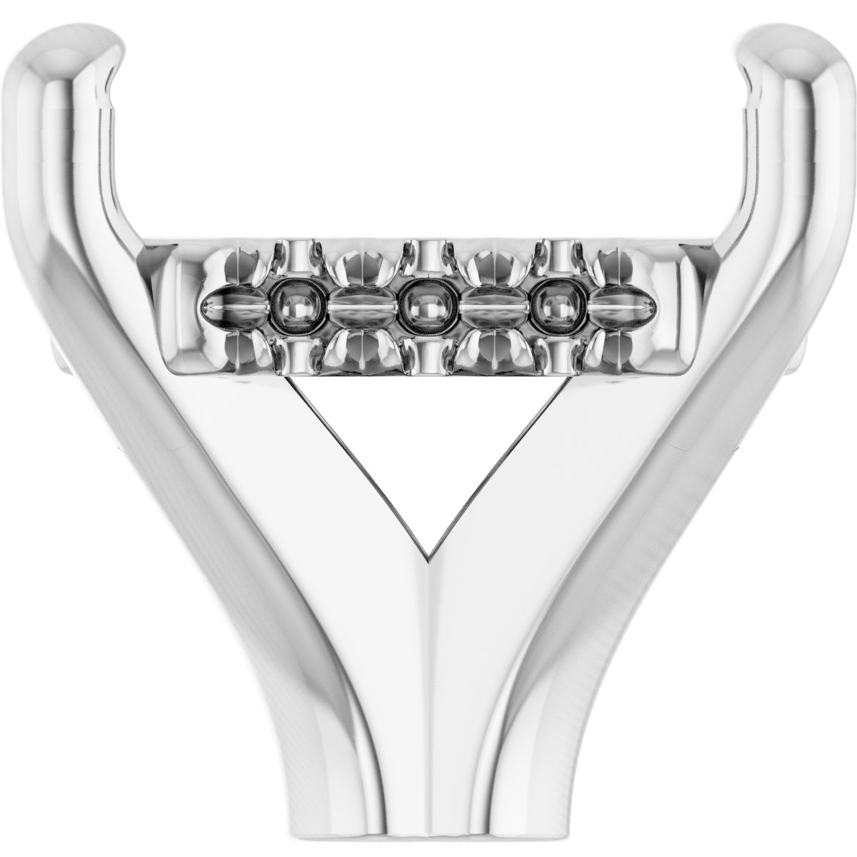 4-Prong Claw Hidden Halo-Style Shank Setting