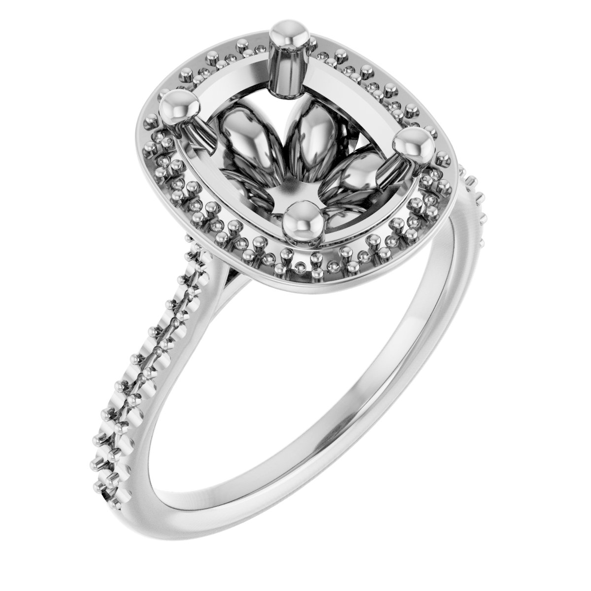 Halo-Style Engagement Ring or Band