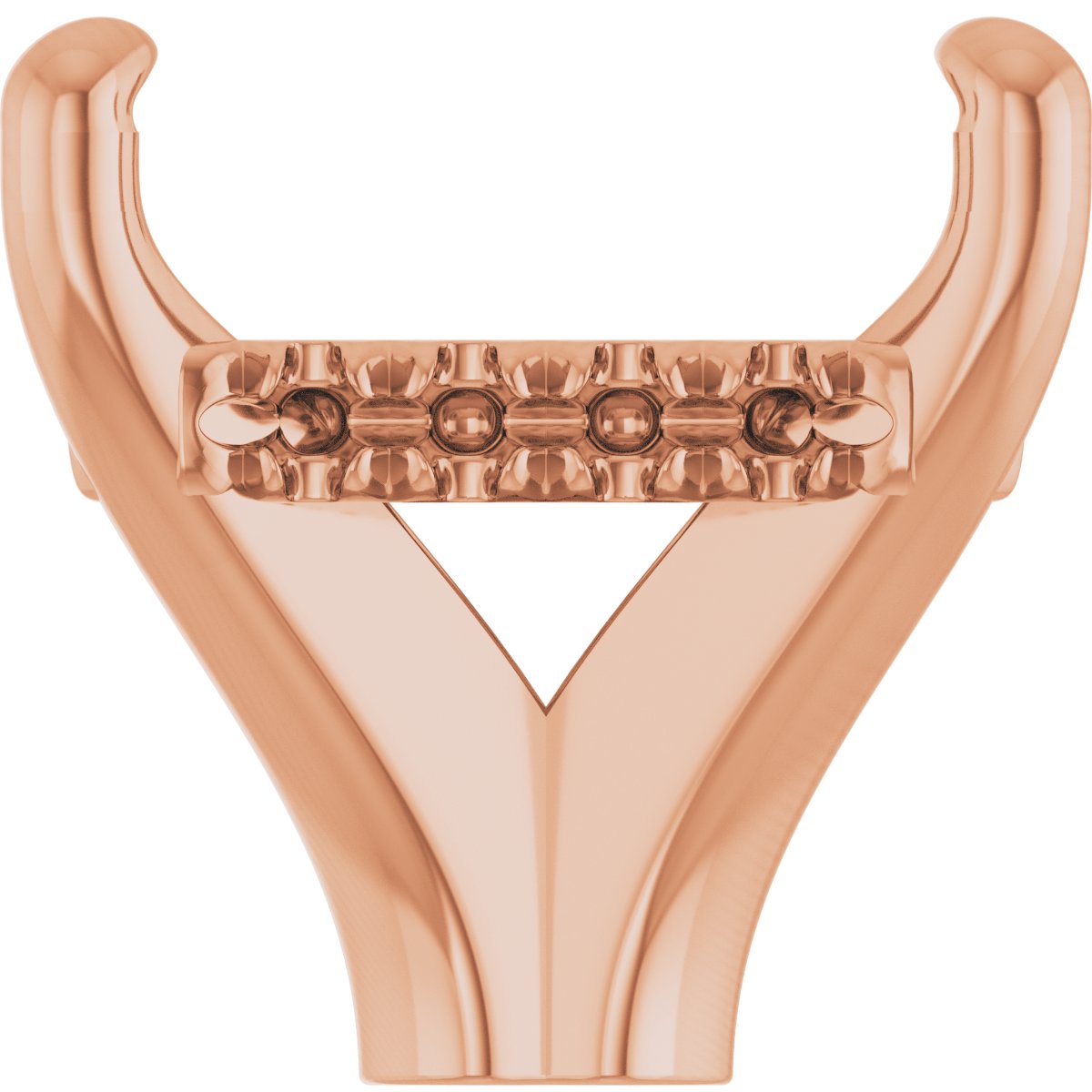 4-Prong Claw Hidden Halo-Style Shank Setting