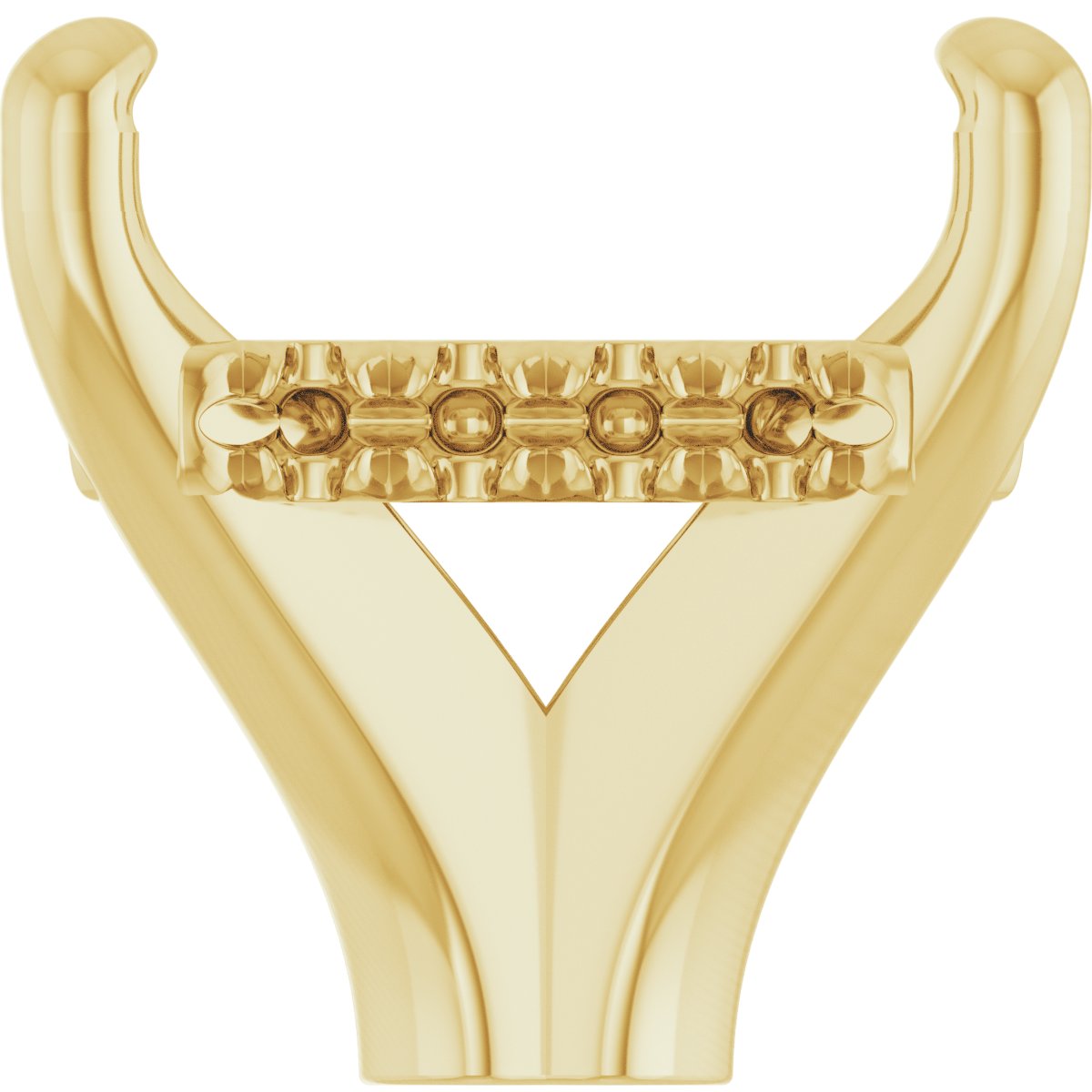 4-Prong Claw Hidden Halo-Style Shank Setting