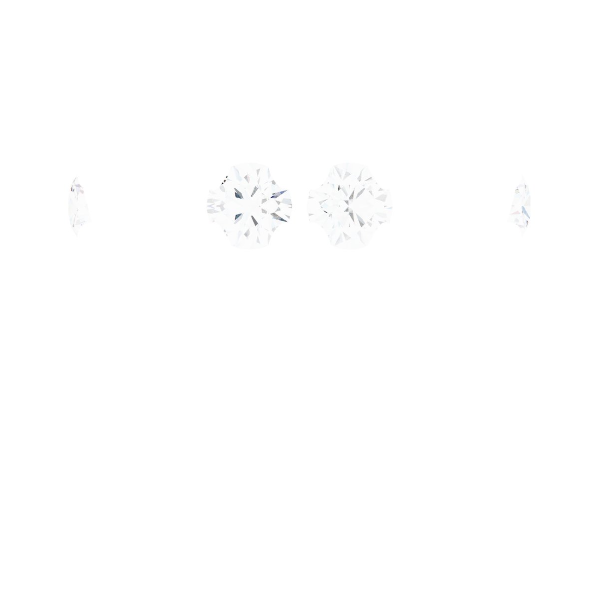 4-Prong Claw Hidden Halo-Style Shank Setting