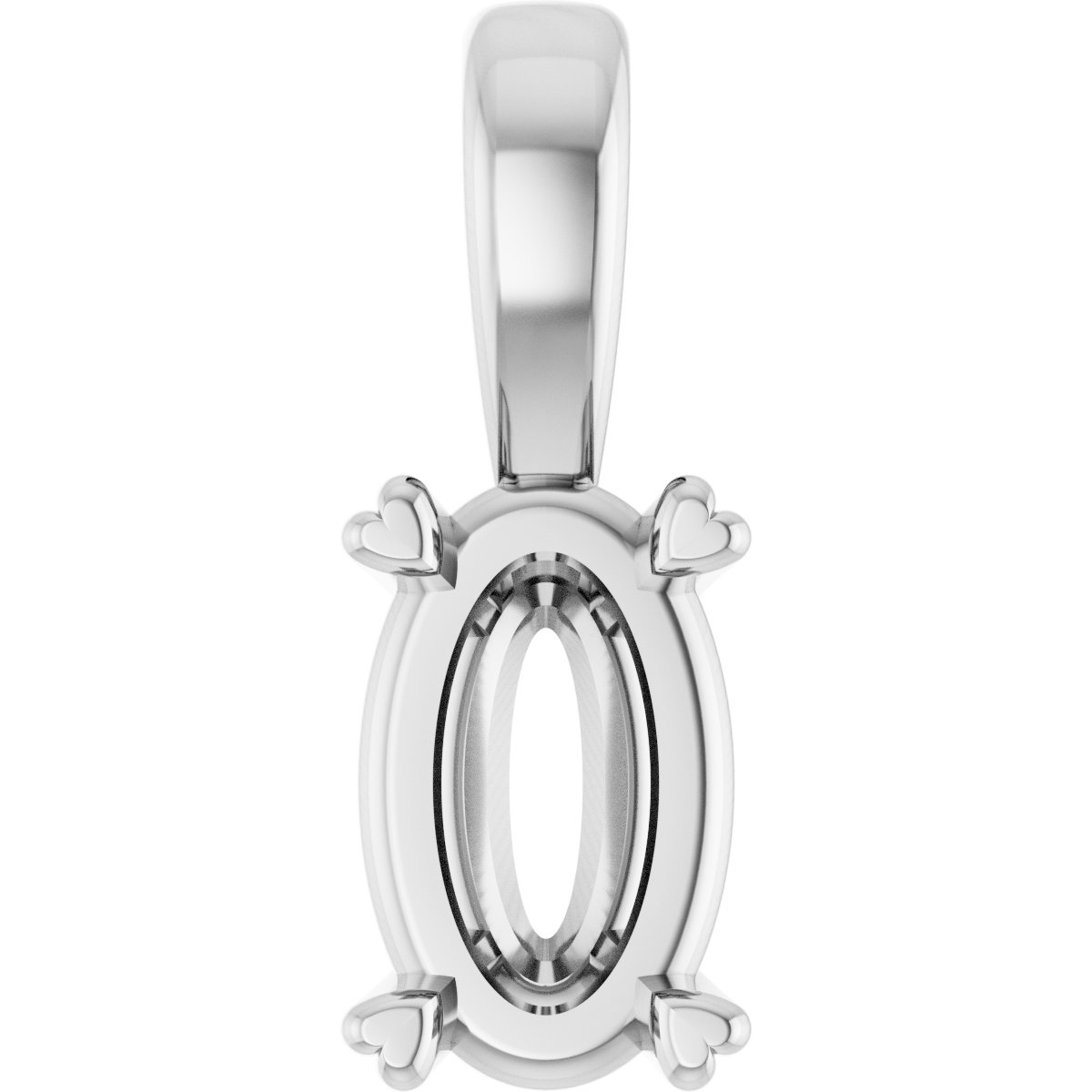 4-Prong Hearts on Top™ Pendant