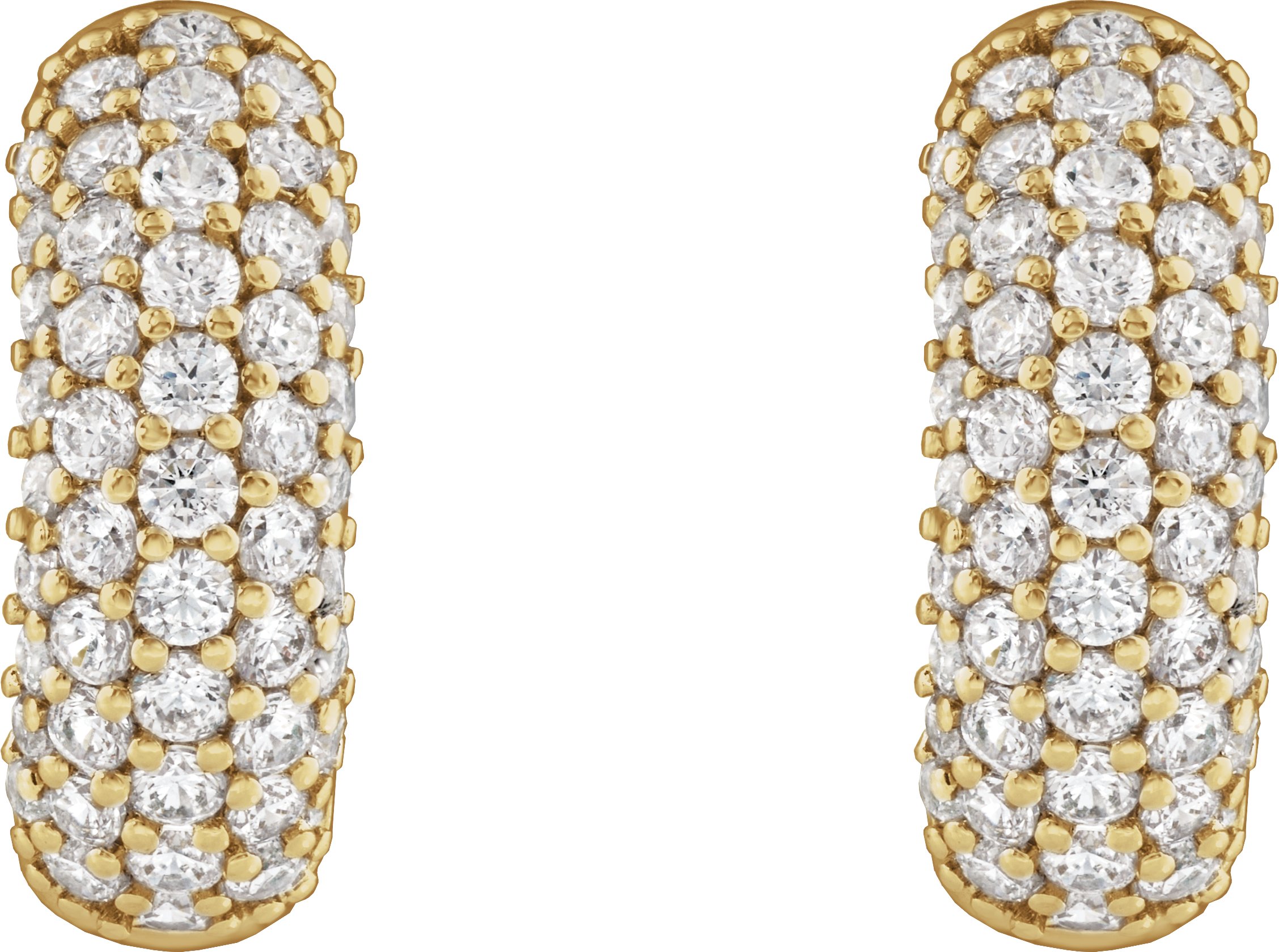 Alternative view of Accented Hoop Earrings