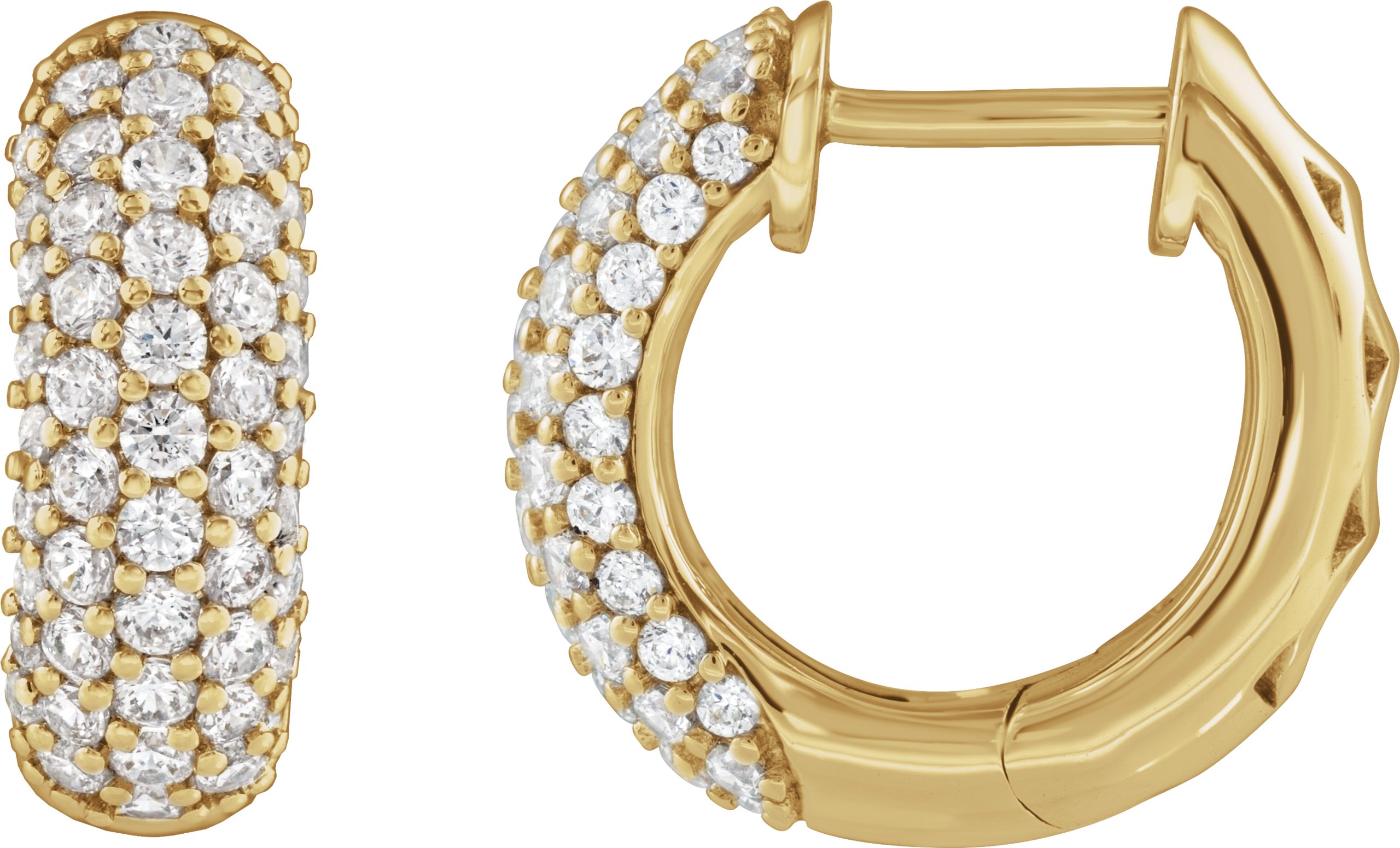 Accented Hoop Earrings