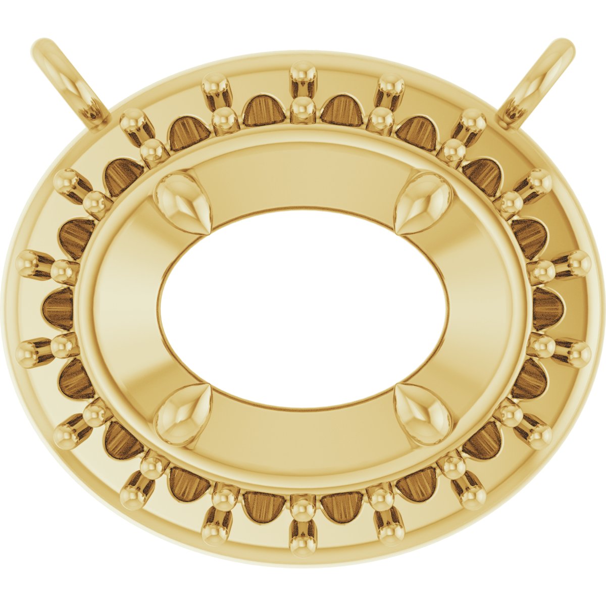 Halo-Style Necklace Center